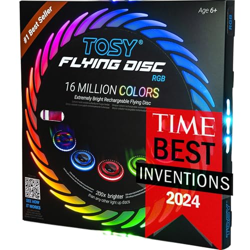 TOSY Flying Disc 108 RGB Multicolor LEDs 175g