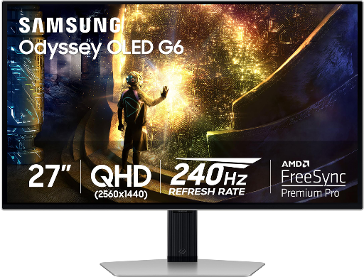 Samsung 27" Odyssey QD-OLED G6 (G61SD) 1440p 240Hz