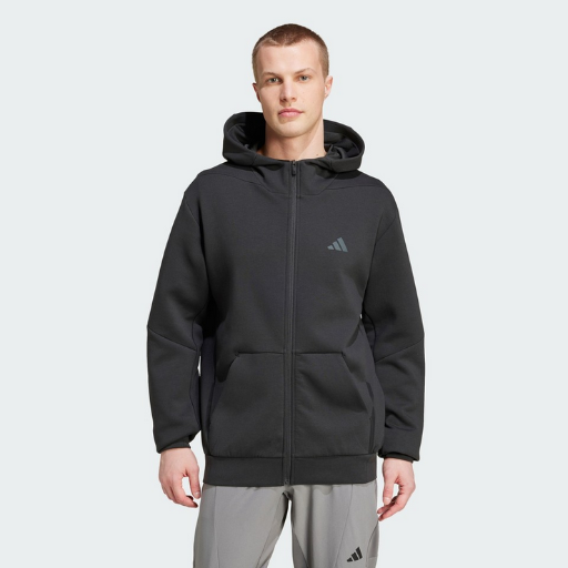 adidas Men Designed for Training Full-Zip Track Jacket (Black) Deal