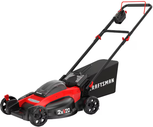 Lowe's Home Pick: CRAFTSMAN V20 20-inch Push Battery Walk Mo deal at Lowe's