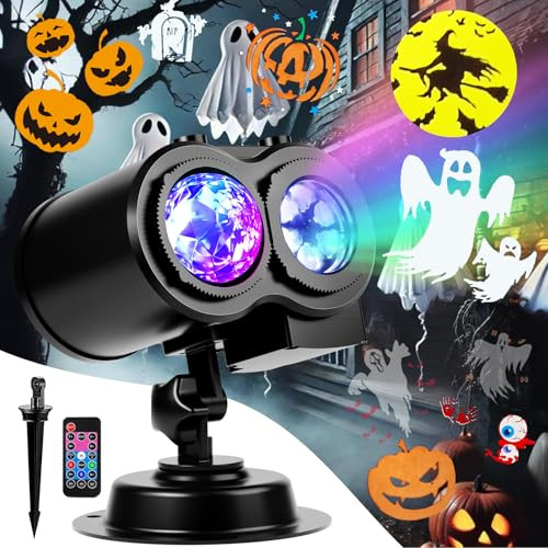 Halloween Decorations Projector Lights w/ 19HD Slides