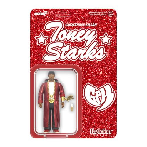Super7 Ghostface Killah Toney Starks Reaction Figure 3.75"