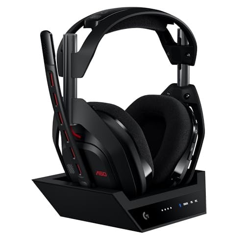 Logitech G Astro A50 Multi-Platform Wireless Gaming Headset + Base Station for PS5/Xbox/PC