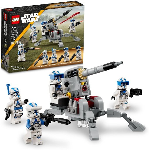 LEGO Star Wars 501st Clone Troopers Battle Pack 75345 Toy Set, 119 Pcs.