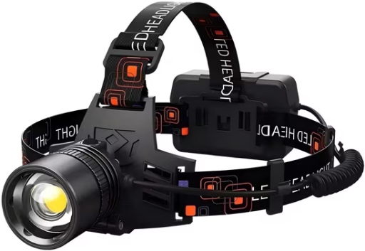 MAPSKEY 990000 Lumen LED Rechargeable Headlamp Deal