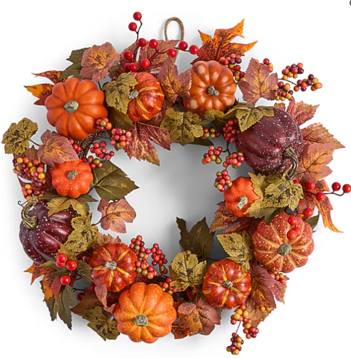 Various Fall Wreath on Sale at JCPenney Deal