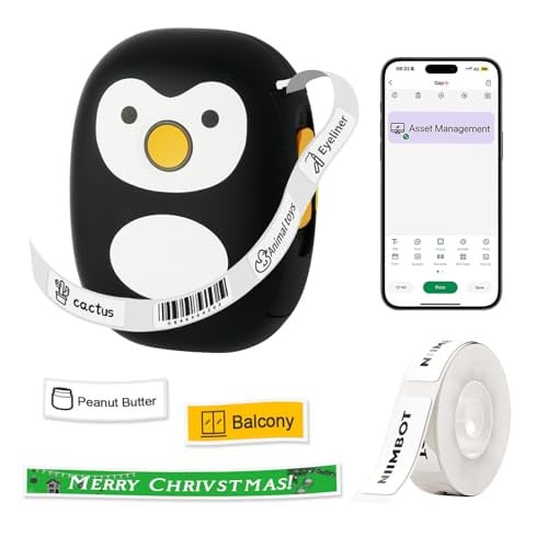Mini Label Maker Bluetooth Machine with Tape Deal