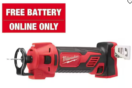 Milwaukee M18 18V Drywall Rotary Tool + FREE M18 2.0 Ah Compact Battery