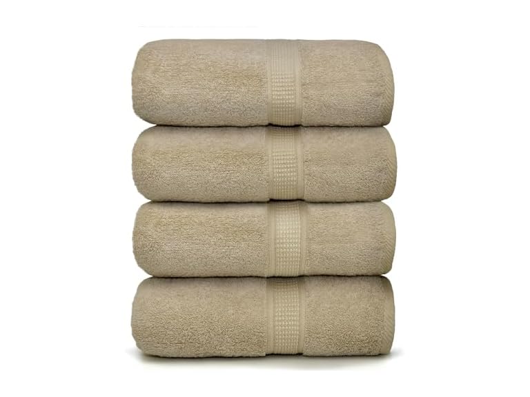 Ariv 4-Pack Oversized Bath Towels