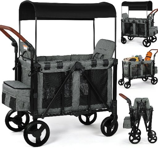 Vomeast Wagon Stroller for 2 Kids