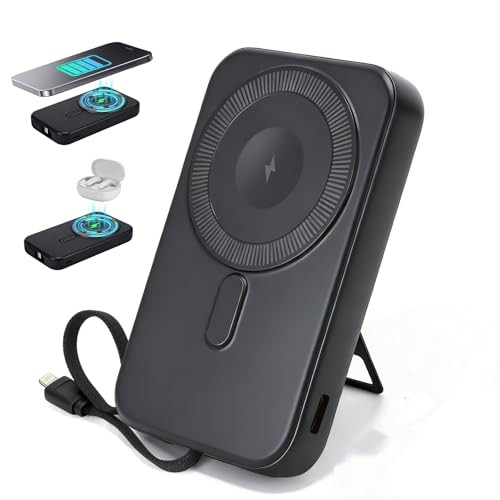 MagSafe Magnetic Wireless Power Bank 10000mAh with Stand 