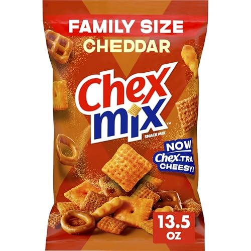 Chex Mix Cheddar Snack Mix, Family Size, 13.5 oz Deal