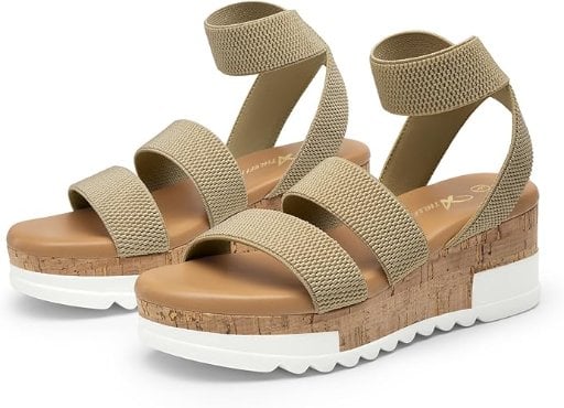 Athlefit Women’s Platform Wedge Sandal Deal
