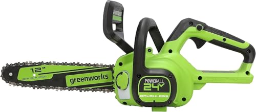 Greenworks 24V 12" Brushless Cordless Compact Chainsaw