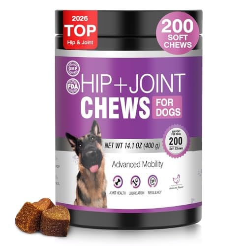 Glucosamine for Dogs Joint Support Supplement 200pcs Deal