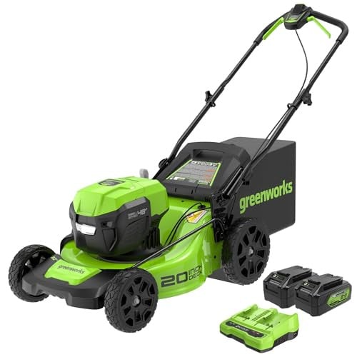 Greenworks 48V (24V x 2) 20" Brushless Cordless (Push) Lawn Mower Deal