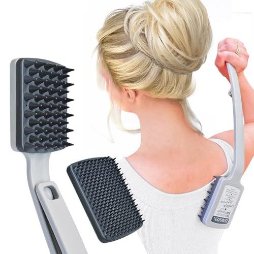 Folding Backscratcher Scalp Massager w/2PCS 