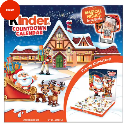 Kinder Joy Advent Countdown Calendar 24 Pieces