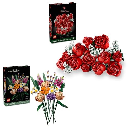 LEGO Bundle: Botanicals Flower Bouquet + Bouquet of Roses Deal