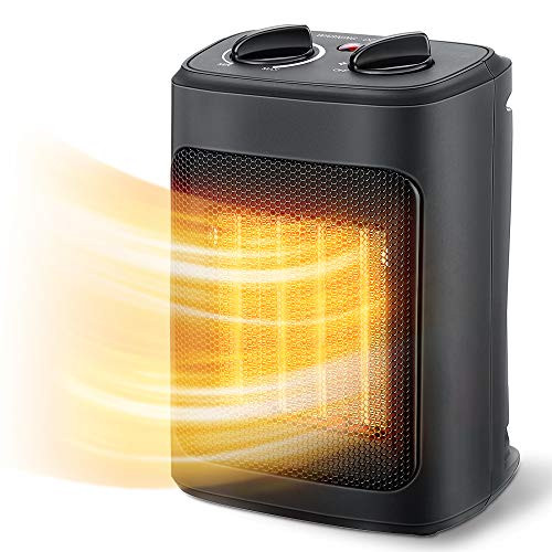 Portable Electric Space Heater with Thermostat