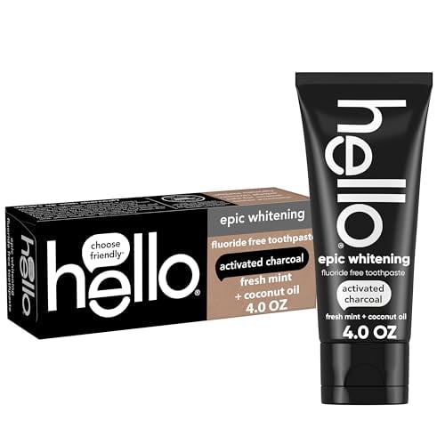 Hello Epic Whitening Charcoal Fluoride Free Toothpaste 4-Oz Deal