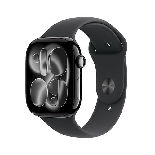 (Resale) Apple Watch Series 11 GPS 46mm Smartwatch with Jet Black Aluminum Case & Band Deal