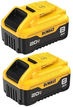 Dewalt DCB208-2 20V MAX* 8Ah lithium ion battery 2-pack