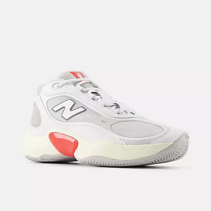 New Balance Men's Fresh Foam BB V3 Shoes (White/Blast Red) Deal