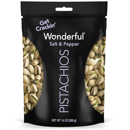 Wonderful Pistachios In Shell (Salt & Pepper) 14oz