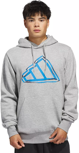 adidas Men’s Graphic Big Logo Sportswear Hoodie