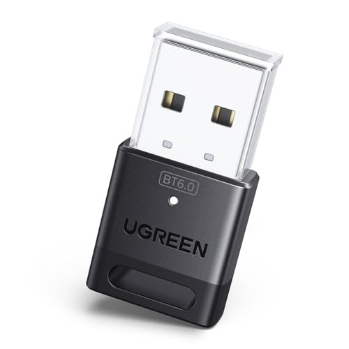 UGREEN Plug & Play USB Bluetooth 6.0 Adapter Dongle Receiver
