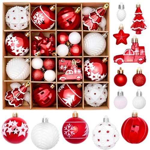 DeckTheHalls 42 Pcs Christmas Ornaments