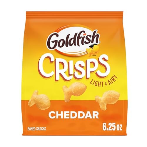6.25-Oz Goldfish Crisps Cheddar Cheese Baked Chip Cracker Snack