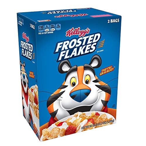 Frosted Flakes Breakfast Cereal, Fat Free, Giant Size, 55 oz Deal