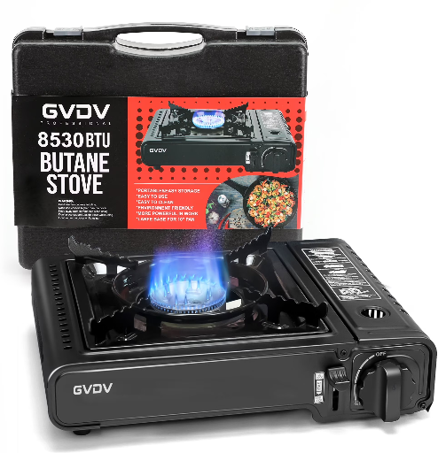 GVDV Portable Camping Stove 1 Burner