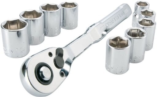 CRAFTSMAN 3/8-in Drive Metric Mechanics Tool Set 10pc Deal