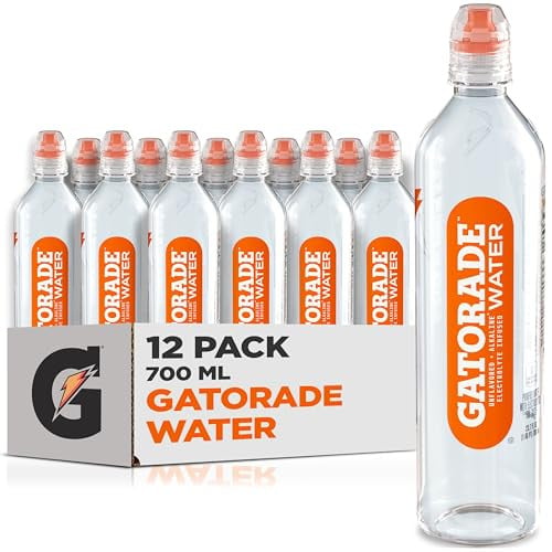 Gatorade Water 700ML Sports Cap, 12-Pack Deal