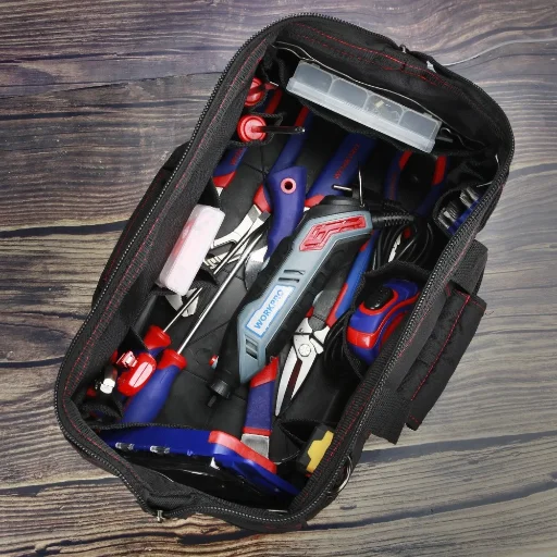 WORKPRO 16-in Close Top Wide Mouth Tool Storage Bag Deal