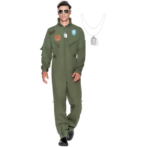 Fighter Pilot Jumpsuit Costume Deal