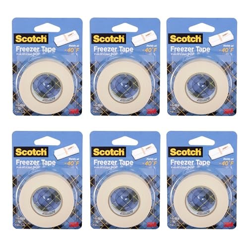 Scotch Freezer Tape Rolls 6-Pack (0.75" x 1000")