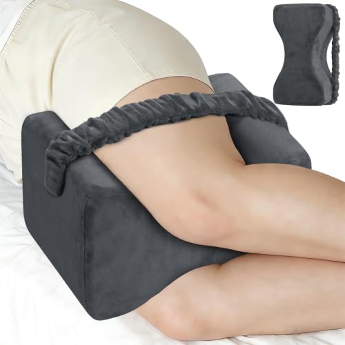 Grey Memory Foam Leg Pillow (Large Size)