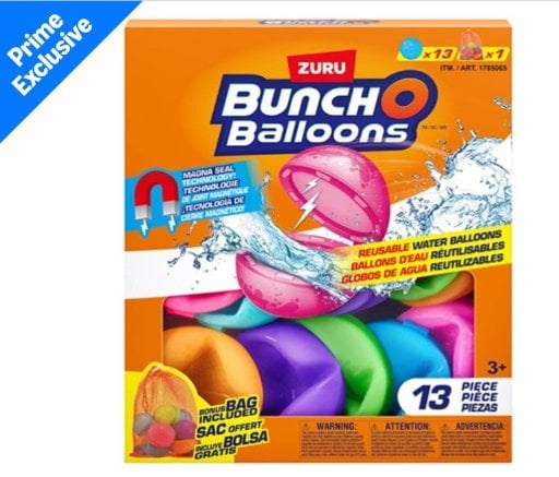 ZURU Bunch Balloons Reusable Water Balloons 13-Count