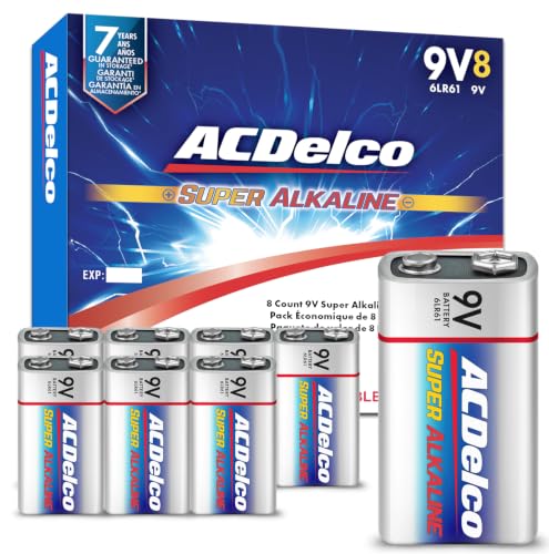 ACDelco 8-Count 9V Batteries Deal