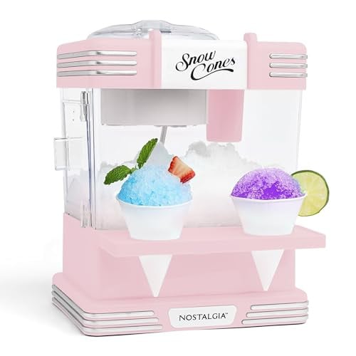 Nostalgia Retro Snow Cone Maker Countertop 5-qt Shaved Ice Machine Deal