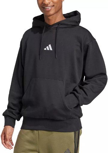 adidas Men's Essentials FeelCozy Fleece Hoodie (3 Colors) Deal