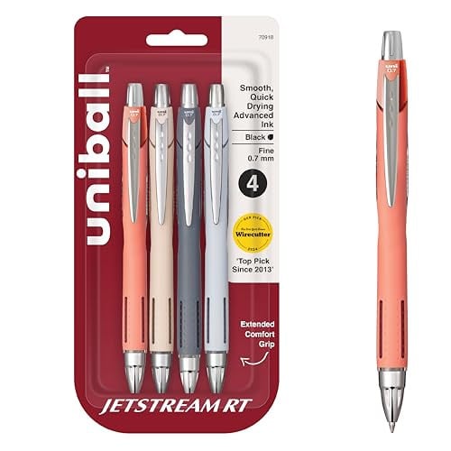 Uni-Ball Jetstream RT Pens 4-Pack 0.7mm