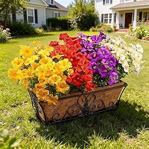 Artificial Outdoor Flowers/Plants 8 Colors Deal