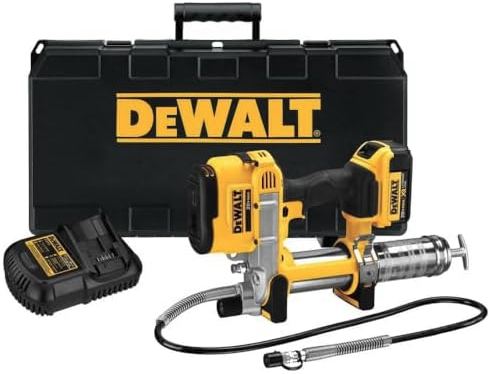 DEWALT DCGG571M1 20V MAX Cordless Grease Gun Kit with 42" Hose and 10,000 PSI