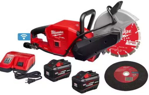 Milwaukee M18 FUEL ONE-KEY 18V 9 in. Cut Off Saw Kit W/(2) 12.0Ah Batteries