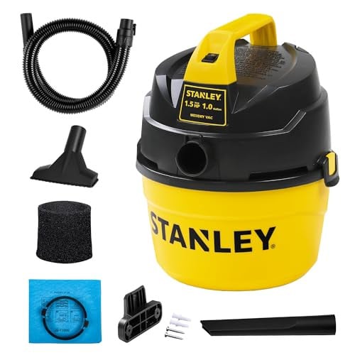 STANLEY Shop Vacuum Wet and Dry 1 Gallon 1.5 Peak HP Deal